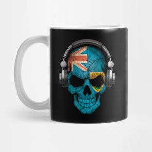 Dark Skull Deejay with Turks and Caicos Flag Mug